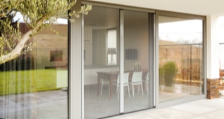 Plisséhordeur dubbel