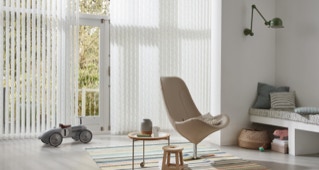 lamellengordijn half-open