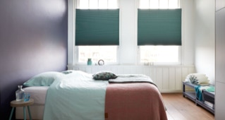 verduisterende duette slaapkamer